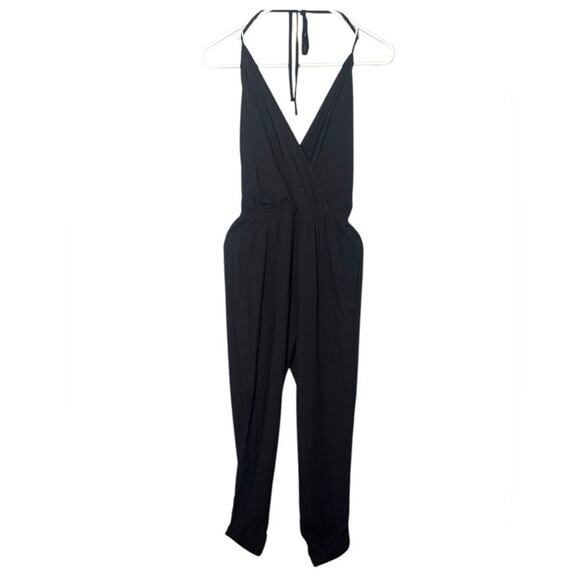 Lulu's Black Halter Jumpsuit - Picture 2 of 12